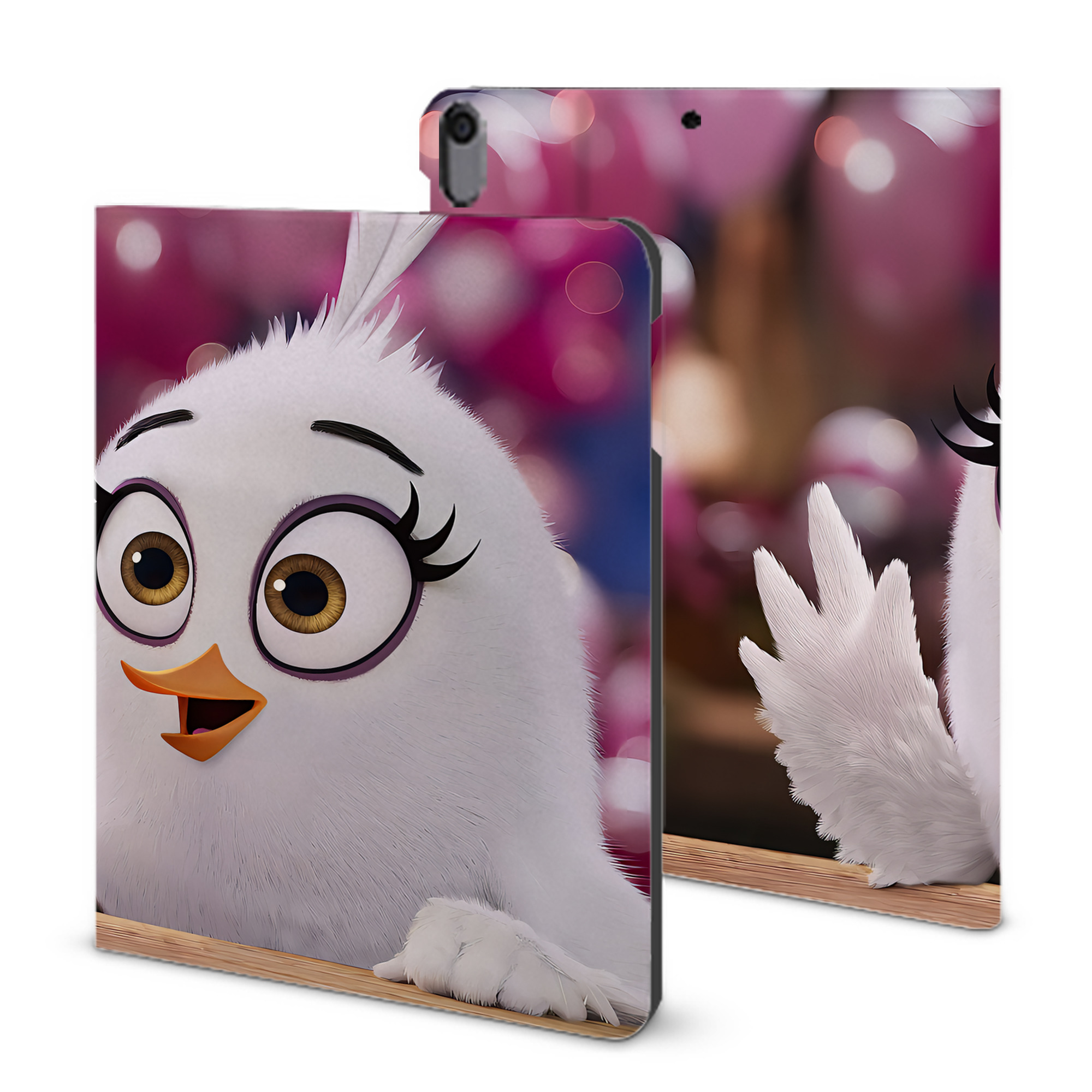 （画像用） Angry Birds アングリーバード IPad ケース ブック型 PUレザー TPU 耐衝撃 軽量 薄型 ペン収納なし 全面保護 IPad 各モデル対応